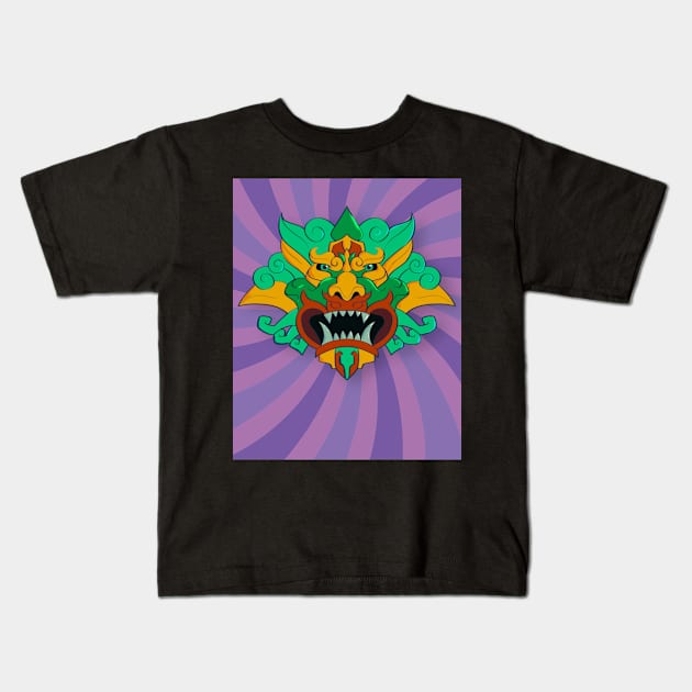 Dragon of xendar Kids T-Shirt by Sakhan_artworks